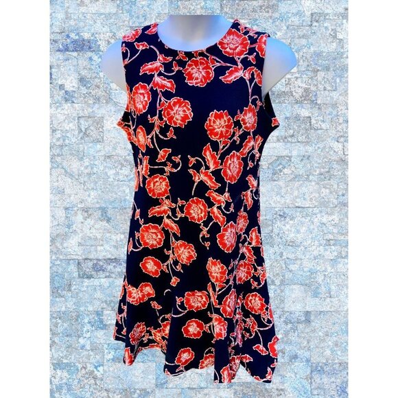Shelby & Palmer Dresses & Skirts - SHELBY & PALMER LADIES EXCELLENT/PRISTINE PREOWNED NAVY FLORAL FIT AND FLARE SLE